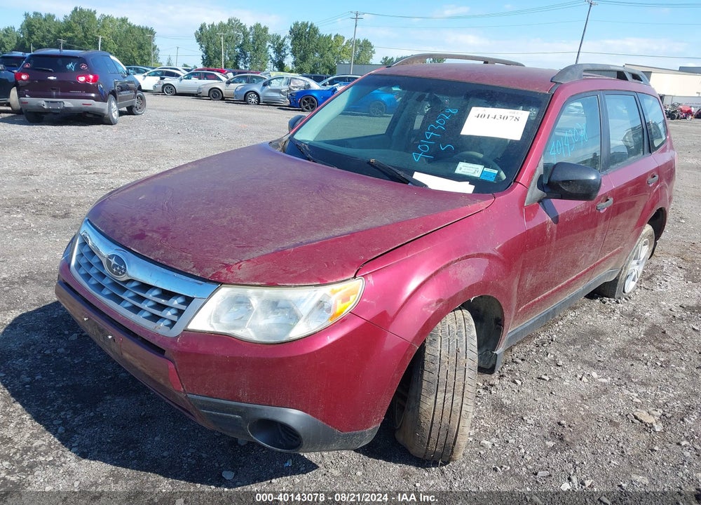 2011 SUBARU FORESTER 2.5X VIN: JF2SHABCXBH706199