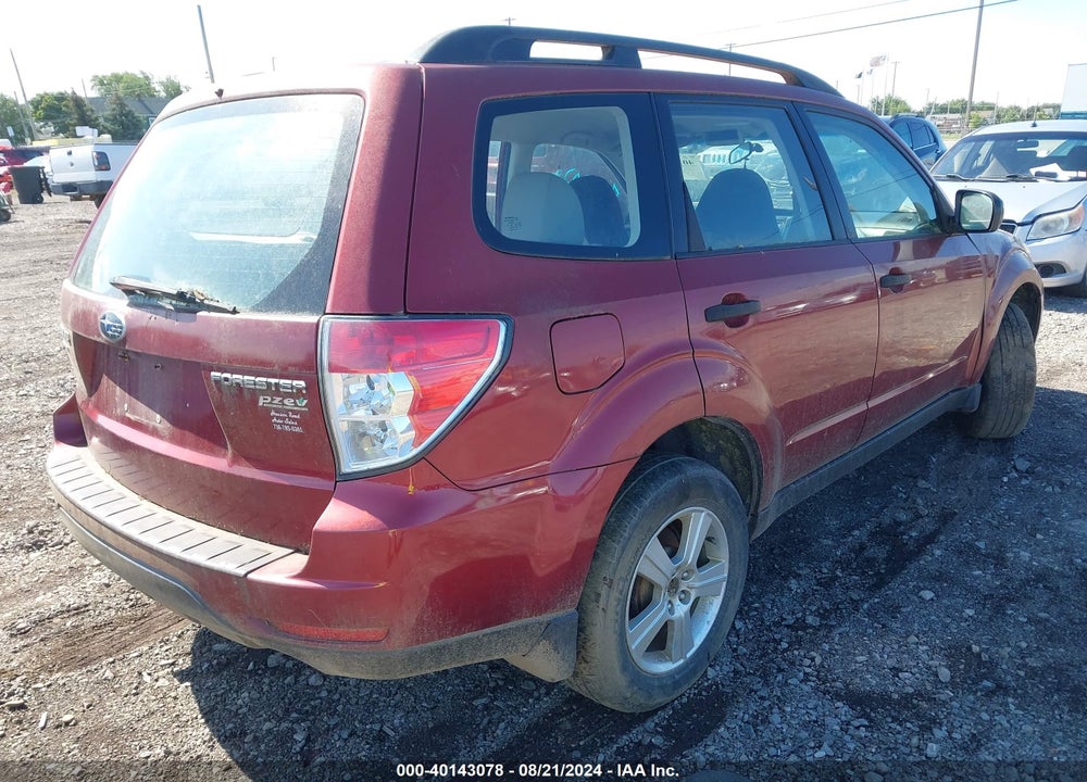 2011 SUBARU FORESTER 2.5X VIN: JF2SHABCXBH706199
