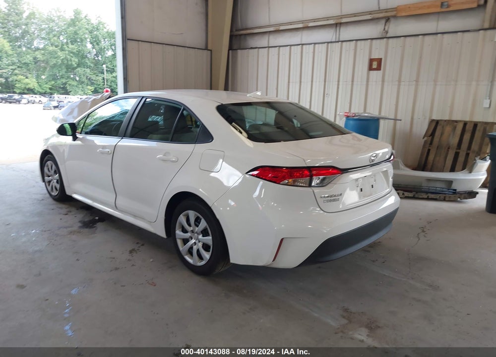 2024 TOYOTA COROLLA LE VIN: 5YFB4MDE0RP129000