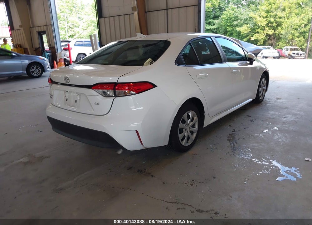 2024 TOYOTA COROLLA LE VIN: 5YFB4MDE0RP129000