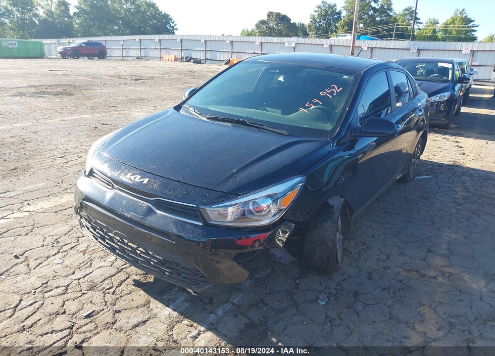 2022 KIA RIO S VIN: 3KPA24AD2NE454952