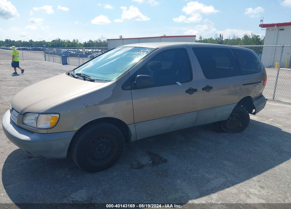 1999 TOYOTA SIENNA CE VIN: 4T3ZF19CXXU121715