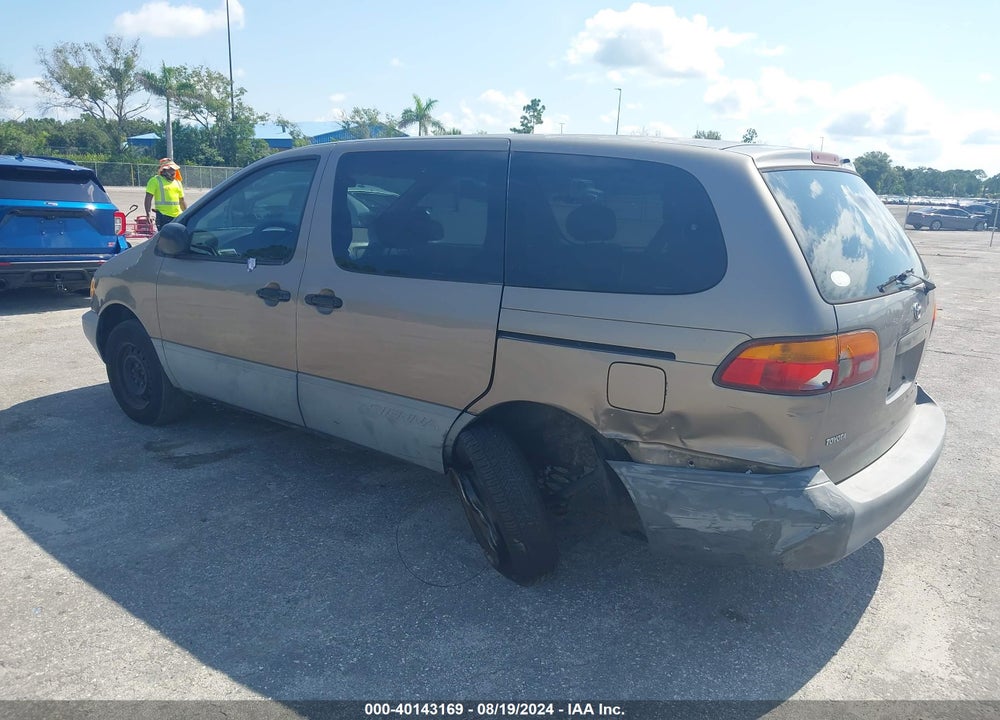 1999 TOYOTA SIENNA CE VIN: 4T3ZF19CXXU121715