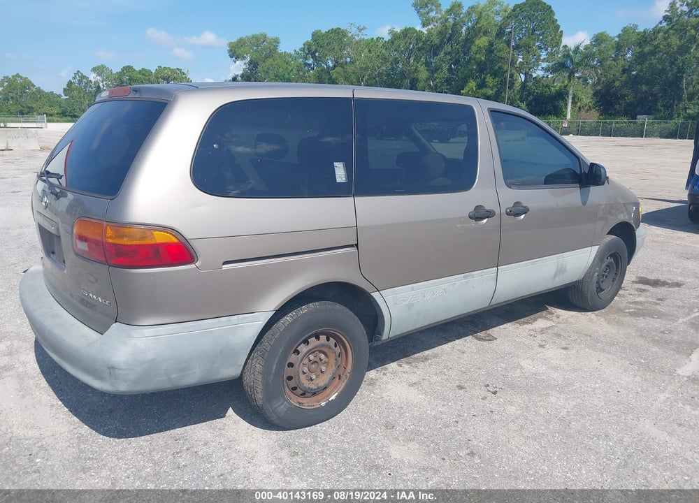 1999 TOYOTA SIENNA CE VIN: 4T3ZF19CXXU121715