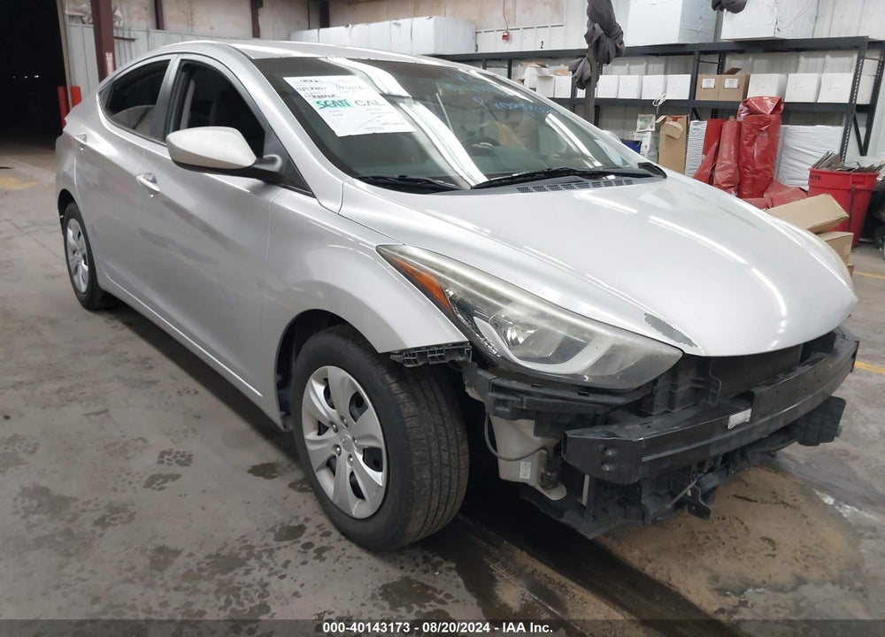 2016 HYUNDAI ELANTRA SE VIN: 5NPDH4AEXGH716171