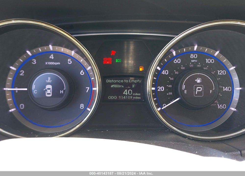 2012 HYUNDAI SONATA VIN: 5NPEC4AB6CH481397