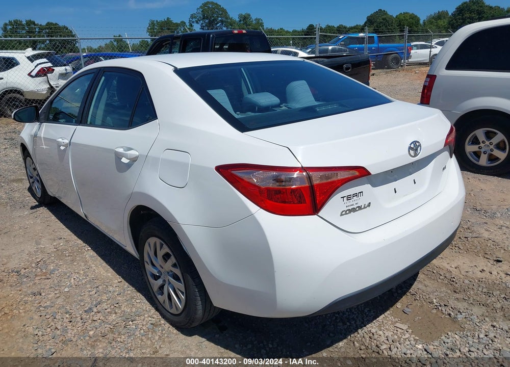2017 TOYOTA COROLLA LE VIN: 2T1BURHE8HC851191