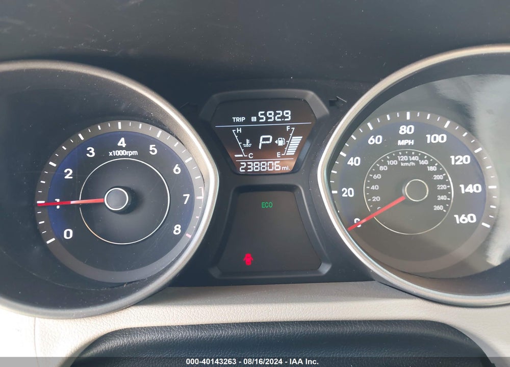 2016 HYUNDAI ELANTRA SE VIN: 5NPDH4AE9GH655539