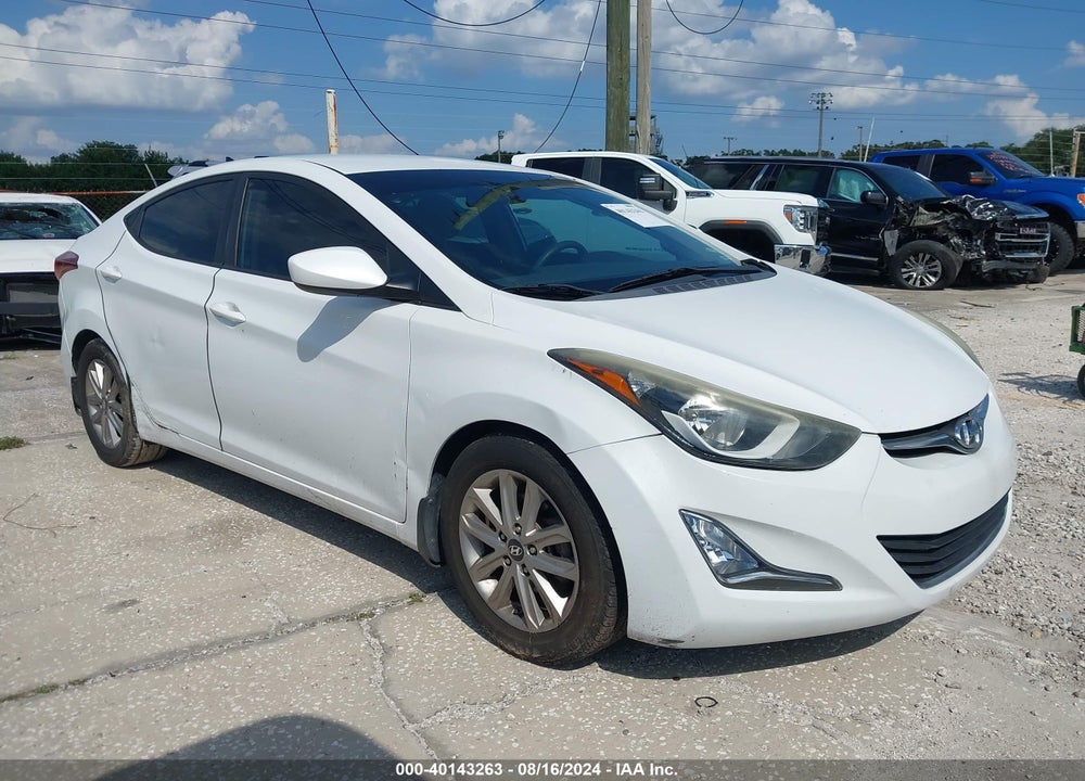 2016 HYUNDAI ELANTRA SE VIN: 5NPDH4AE9GH655539