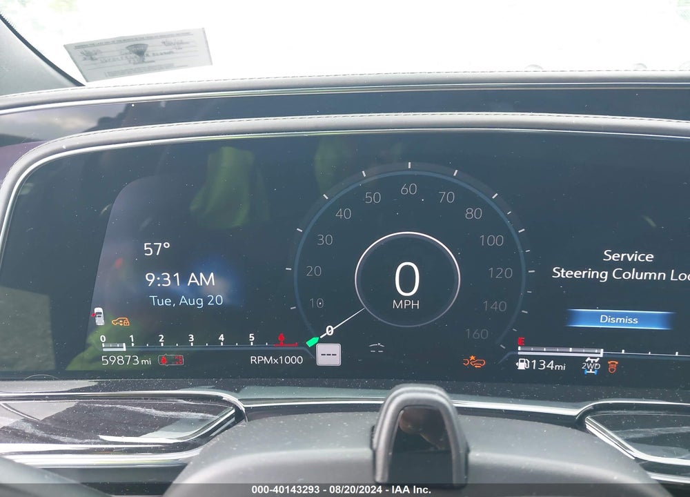 2021 CADILLAC ESCALADE 4WD SPORT VIN: 1GYS4FKLXMR352909