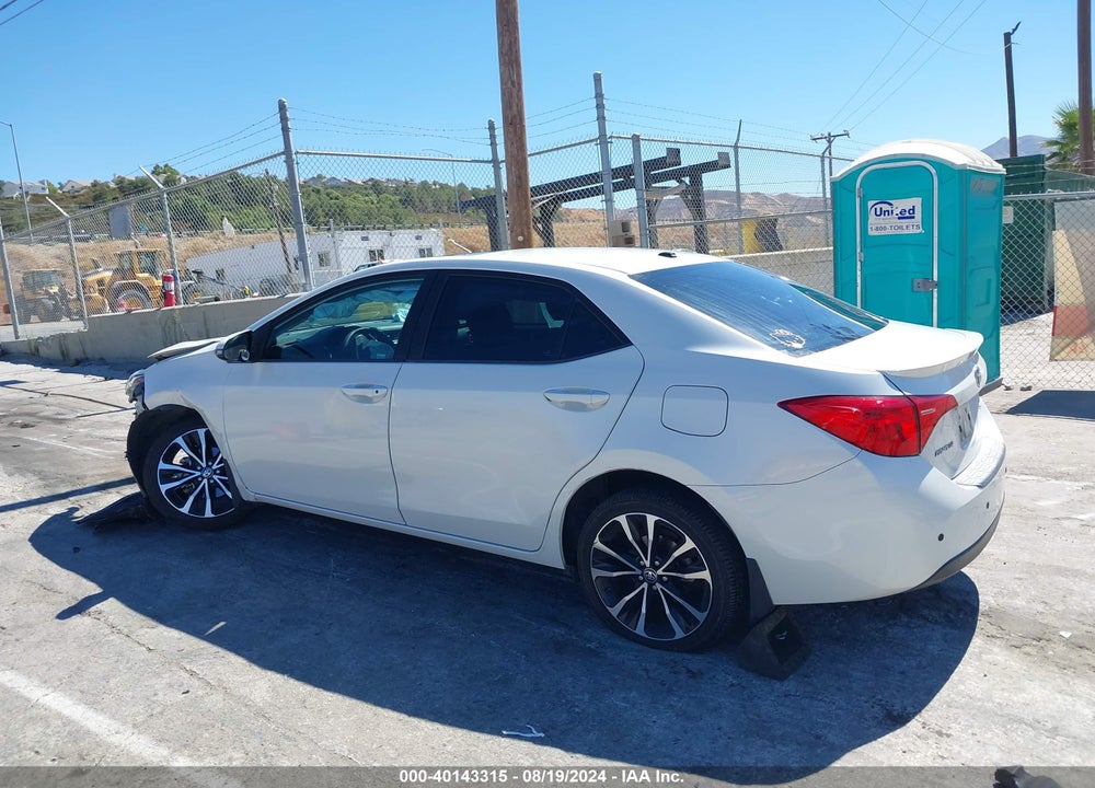 2018 TOYOTA COROLLA SE VIN: 5YFBURHEXJP795101