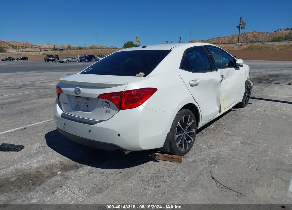 2018 TOYOTA COROLLA SE VIN: 5YFBURHEXJP795101