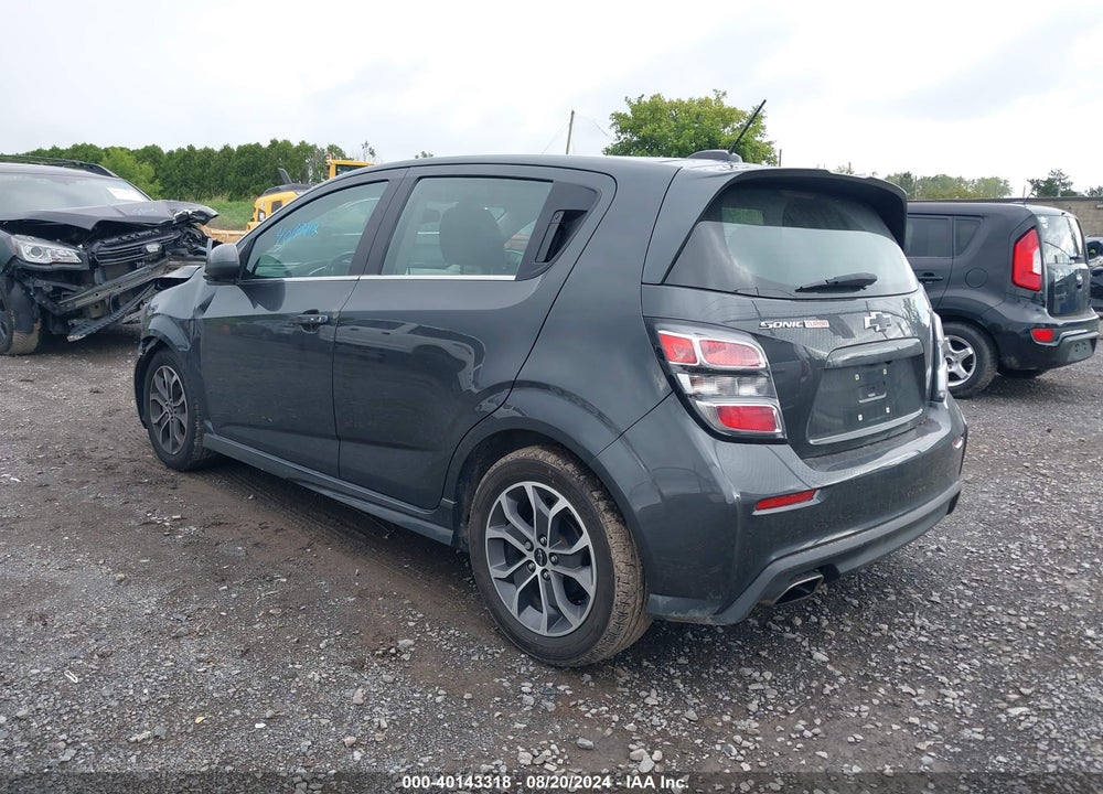 2018 CHEVROLET SONIC LT AUTO VIN: 1G1JD6SB7J4127731
