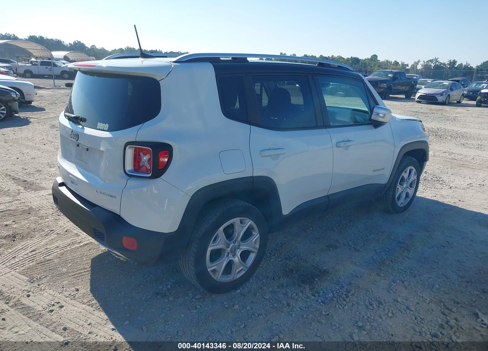 2018 JEEP RENEGADE LIMITED 4X4 VIN: ZACCJBDB9JPH03061