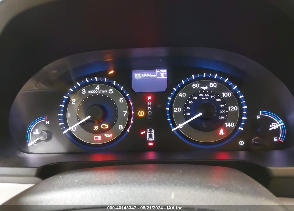 2012 HONDA ODYSSEY EX-L VIN: 5FNRL5H67CB046435