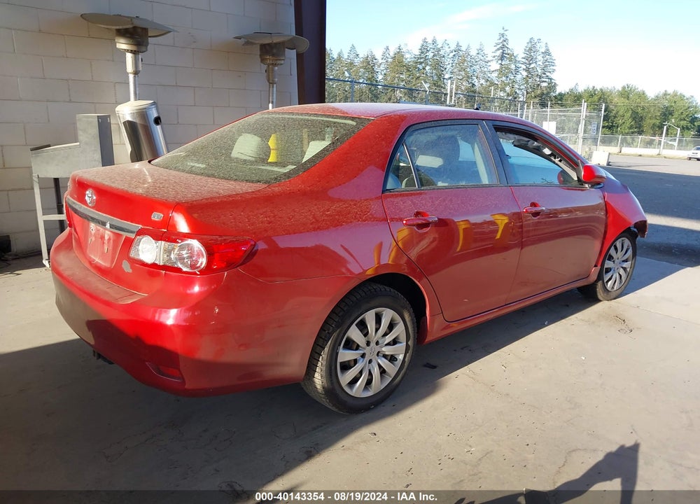 2012 TOYOTA COROLLA LE VIN: JTDBU4EE7C9177654