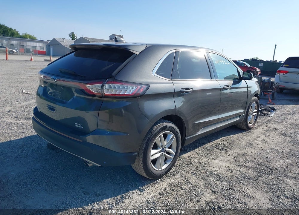 2015 FORD EDGE SEL VIN: 2FMTK4J93FBB80234
