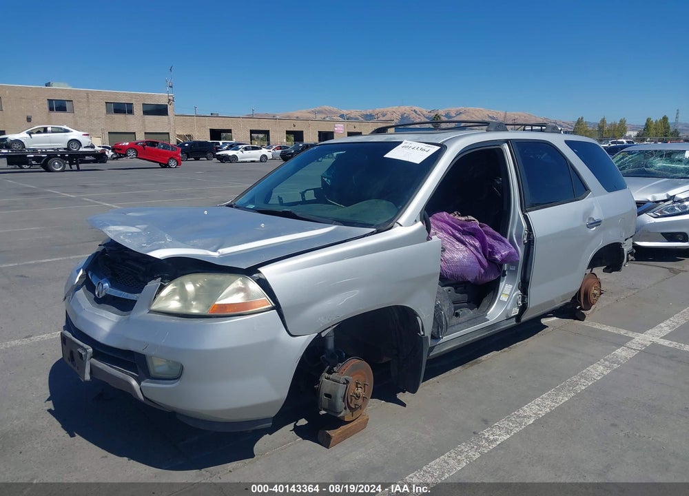 2001 ACURA MDX VIN: 2HNYD18831H527254