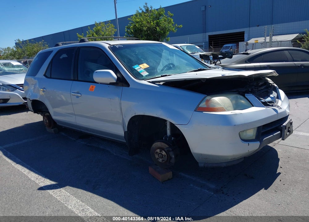 2001 ACURA MDX VIN: 2HNYD18831H527254