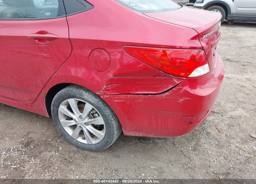 2013 HYUNDAI ACCENT GLS VIN: KMHCU4AE4DU282236