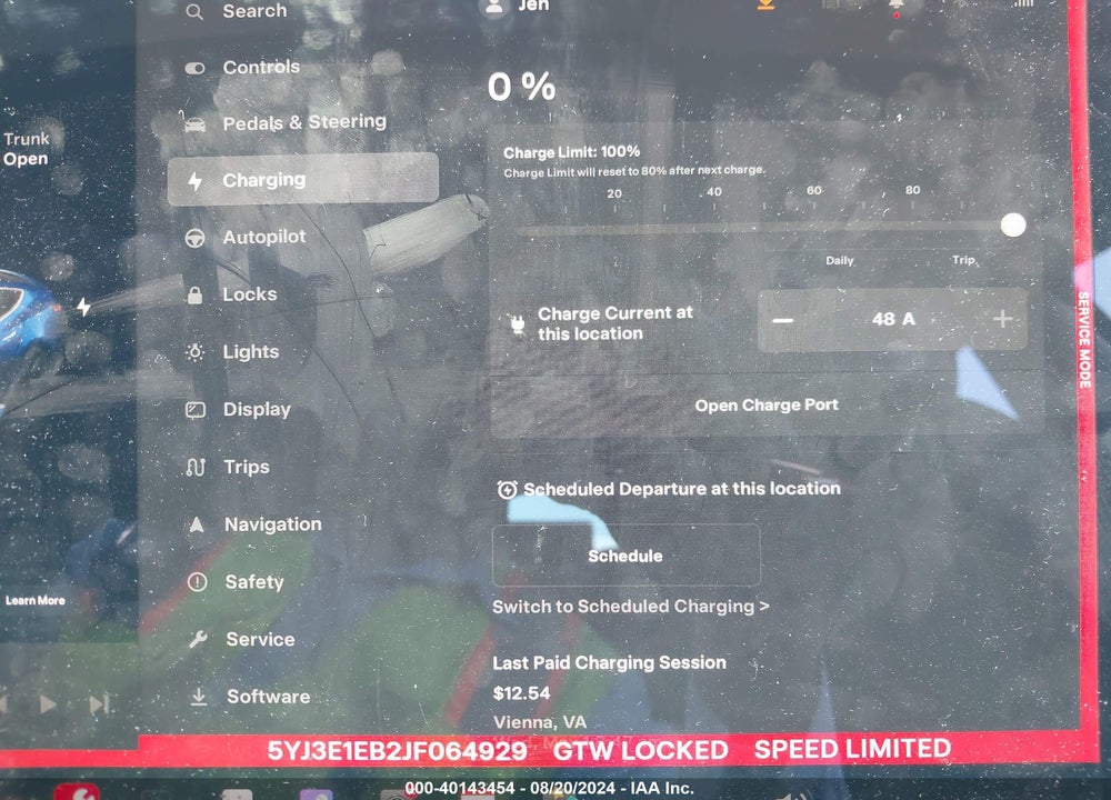 2018 TESLA MODEL 3 LONG RANGE/PERFORMANCE VIN: 5YJ3E1EB2JF064929