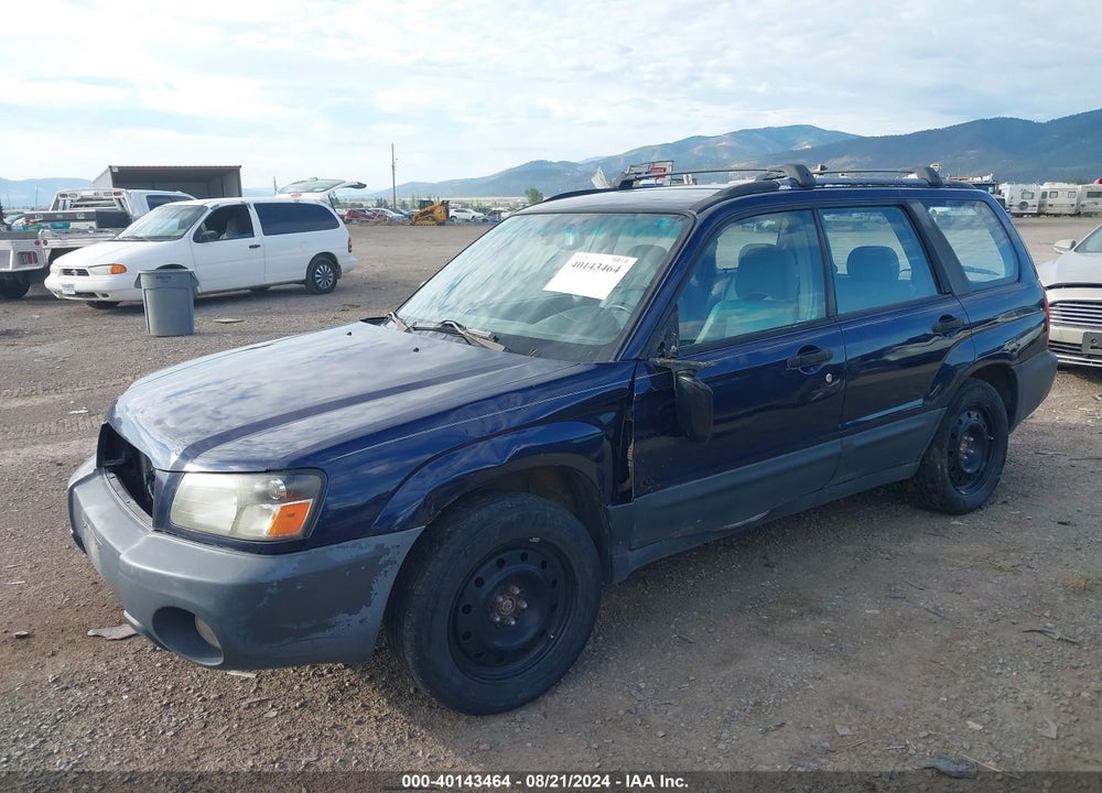 2005 SUBARU FORESTER 2.5X VIN: JF1SG63665H706489