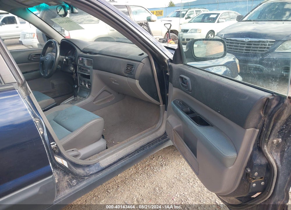 2005 SUBARU FORESTER 2.5X VIN: JF1SG63665H706489