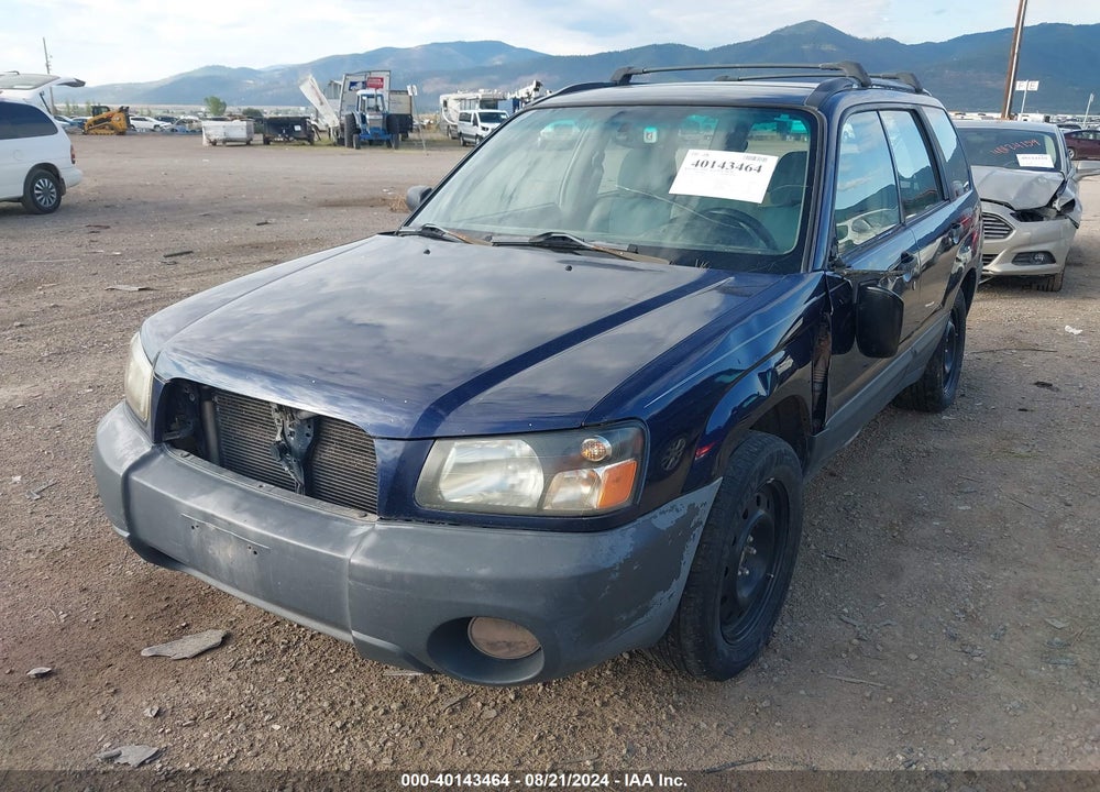 2005 SUBARU FORESTER 2.5X VIN: JF1SG63665H706489