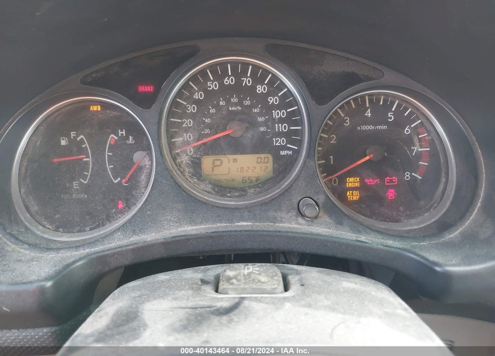 2005 SUBARU FORESTER 2.5X VIN: JF1SG63665H706489