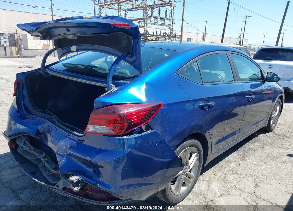 2019 HYUNDAI ELANTRA SEL VIN: 5NPD84LF6KH441476