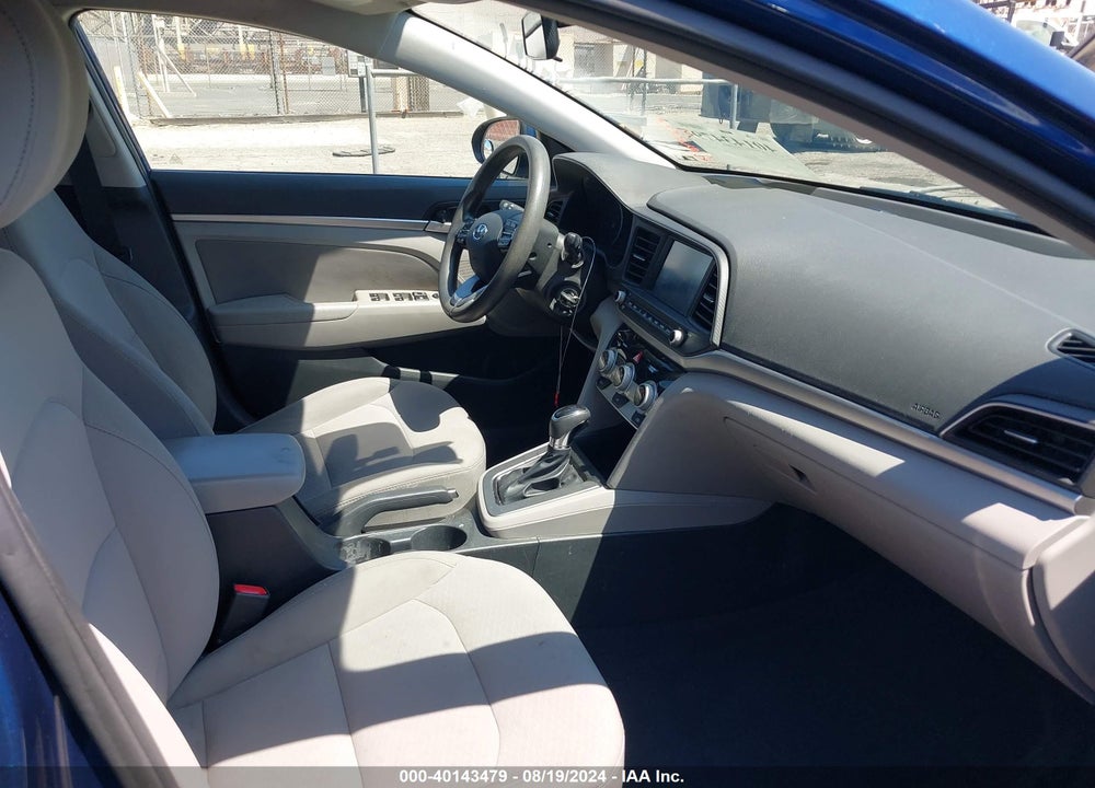 2019 HYUNDAI ELANTRA SEL VIN: 5NPD84LF6KH441476