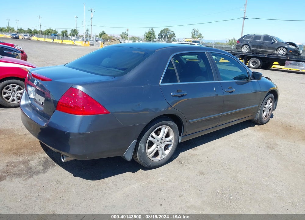 2006 HONDA ACCORD 2.4 SE VIN: 1HGCM56396A000888