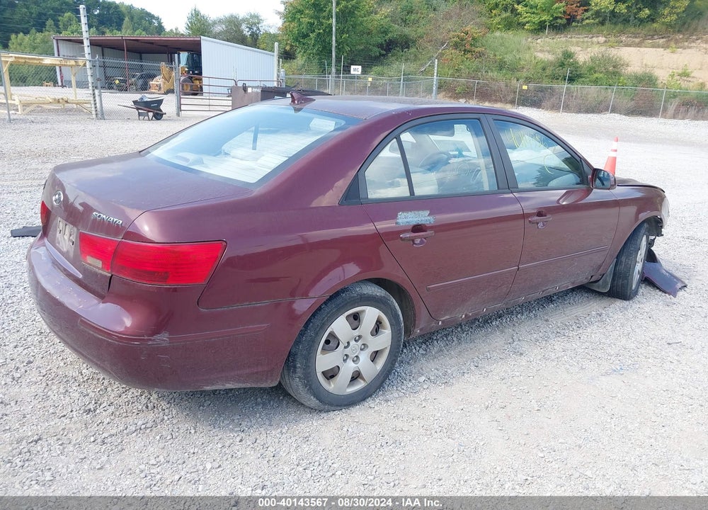 2009 HYUNDAI SONATA VIN: 5NPET46C39H435911