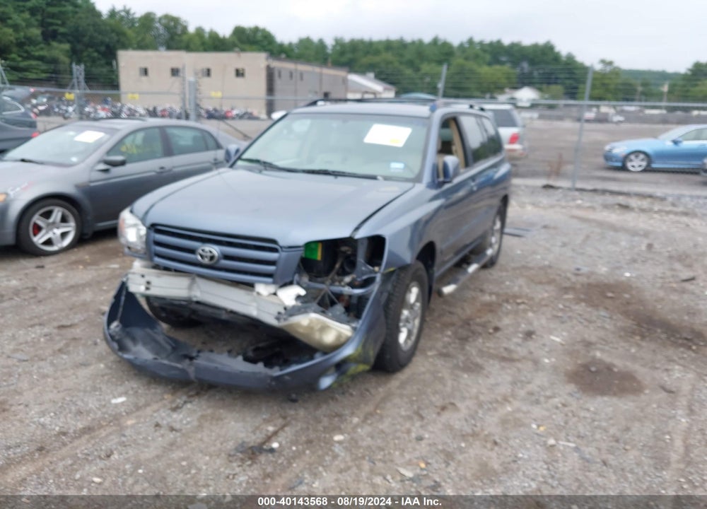 2007 TOYOTA HIGHLANDER V6 VIN: JTEEP21A070198332