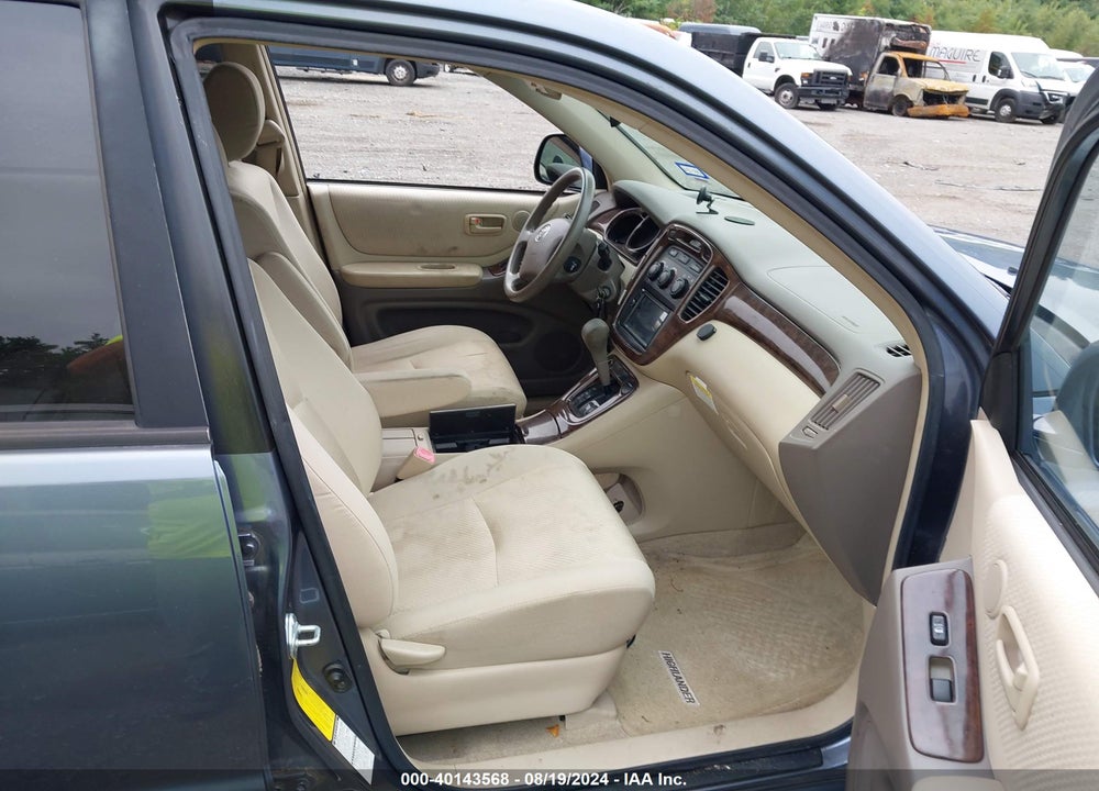 2007 TOYOTA HIGHLANDER V6 VIN: JTEEP21A070198332