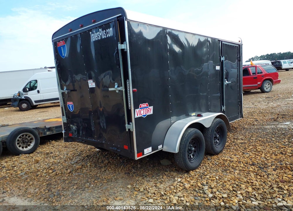 2024 INTERSTATE WEST CORP VICT612TA2 ENCOLOSED TRAILER VIN: 4RAVS1221RG009182