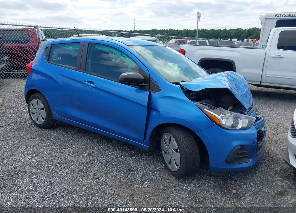 2017 CHEVROLET SPARK LS MANUAL VIN: KL8CA6SA9HC756660