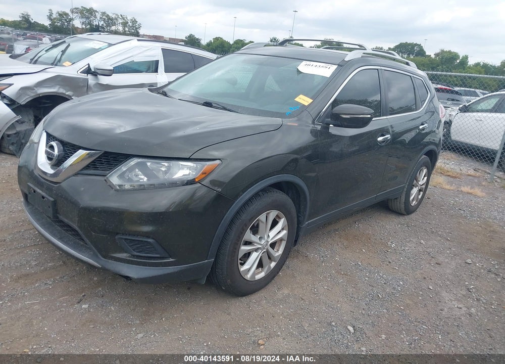 2014 NISSAN ROGUE SV VIN: 5N1AT2MT3EC775597