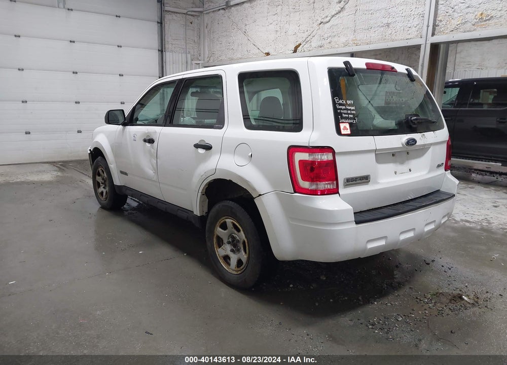 2008 FORD ESCAPE XLS VIN: 1FMCU92Z78KD86686