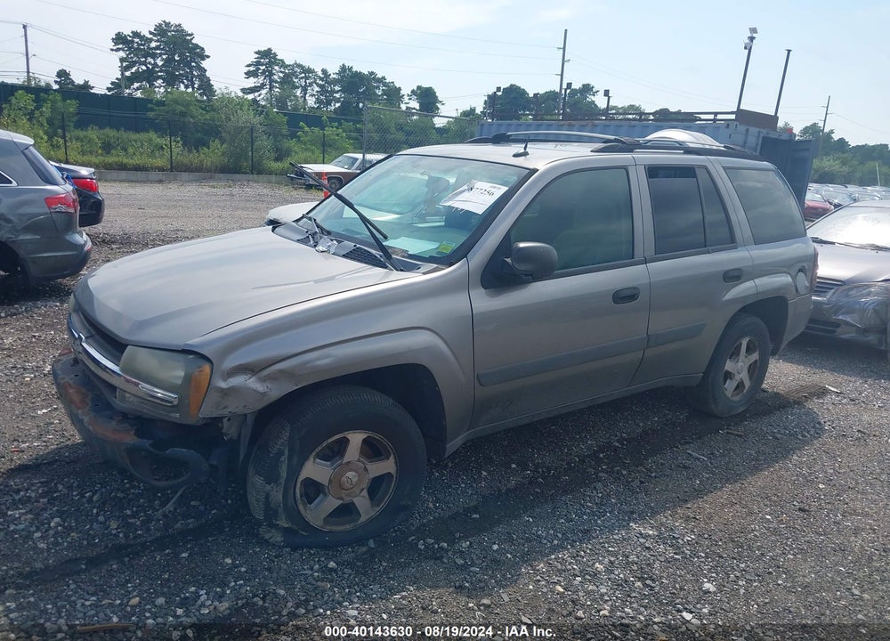 2005 CHEVROLET TRAILBLAZER LS VIN: 1GNDT13S052367317