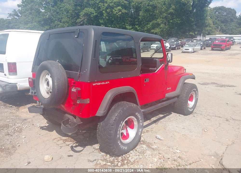 1995 JEEP WRANGLER / YJ S/RIO GRANDE VIN: 1J4FY19P9SP232903