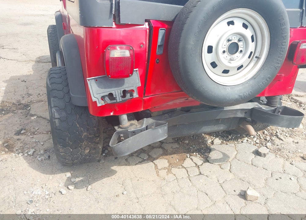 1995 JEEP WRANGLER / YJ S/RIO GRANDE VIN: 1J4FY19P9SP232903