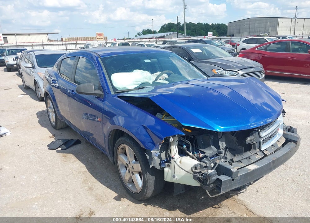 2013 DODGE AVENGER SE VIN: 1C3CDZAB5DN652616