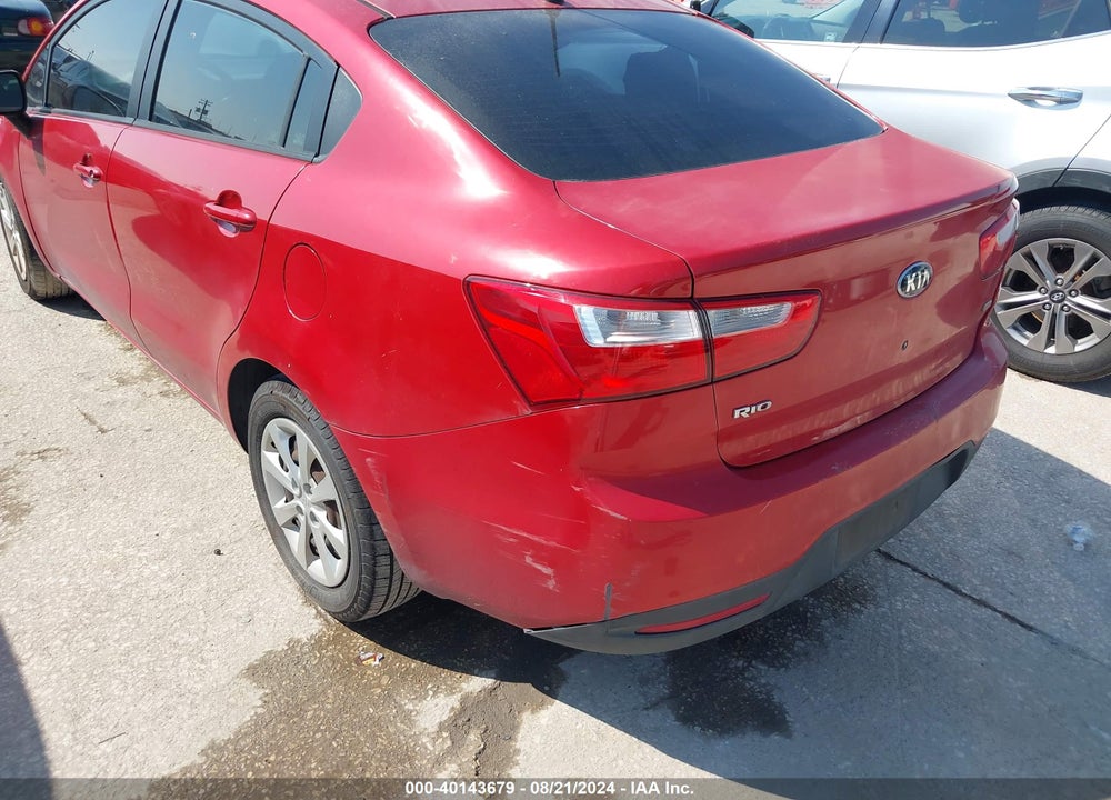 2015 KIA RIO LX VIN: KNADM4A34F6425438