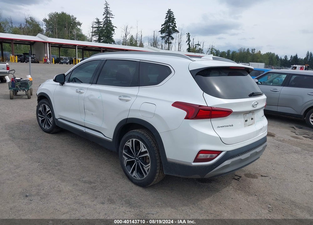 2019 HYUNDAI SANTA FE LIMITED 2.0T VIN: 5NMS5CAA7KH118777