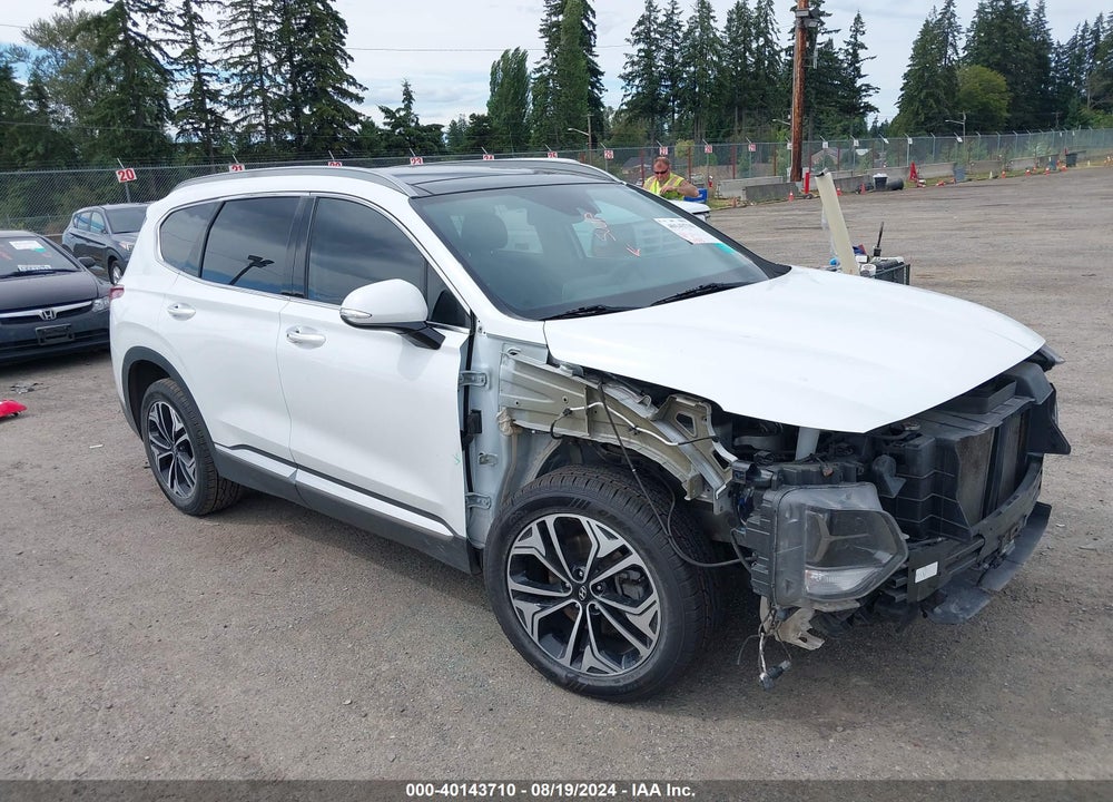 2019 HYUNDAI SANTA FE LIMITED 2.0T VIN: 5NMS5CAA7KH118777