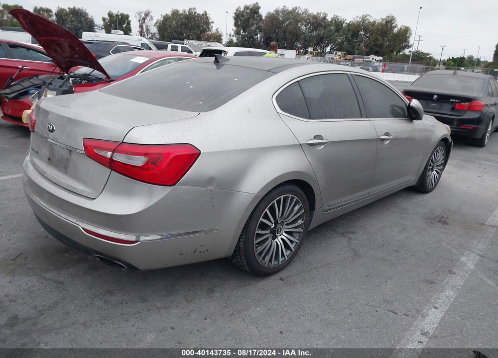 2014 KIA CADENZA PREMIUM VIN: KNALN4D77E5131883
