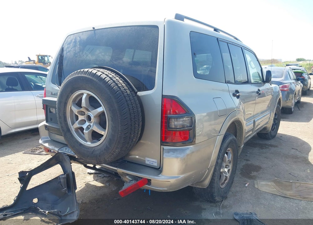 2001 MITSUBISHI MONTERO XLS VIN: JA4MW31R91J030697