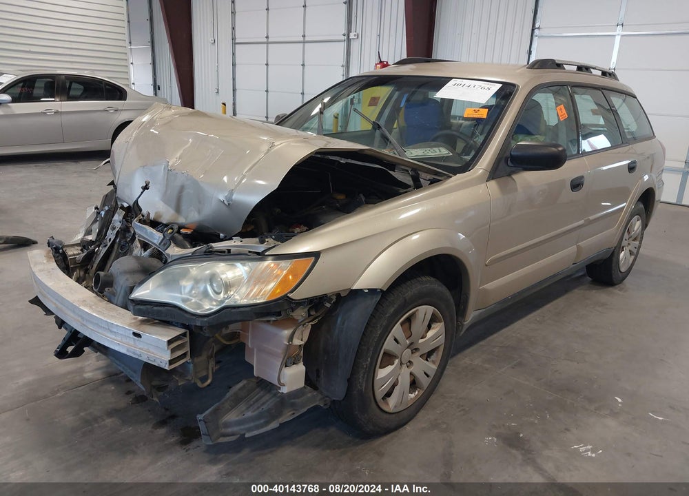 2008 SUBARU OUTBACK VIN: 4S4BP60C287347510