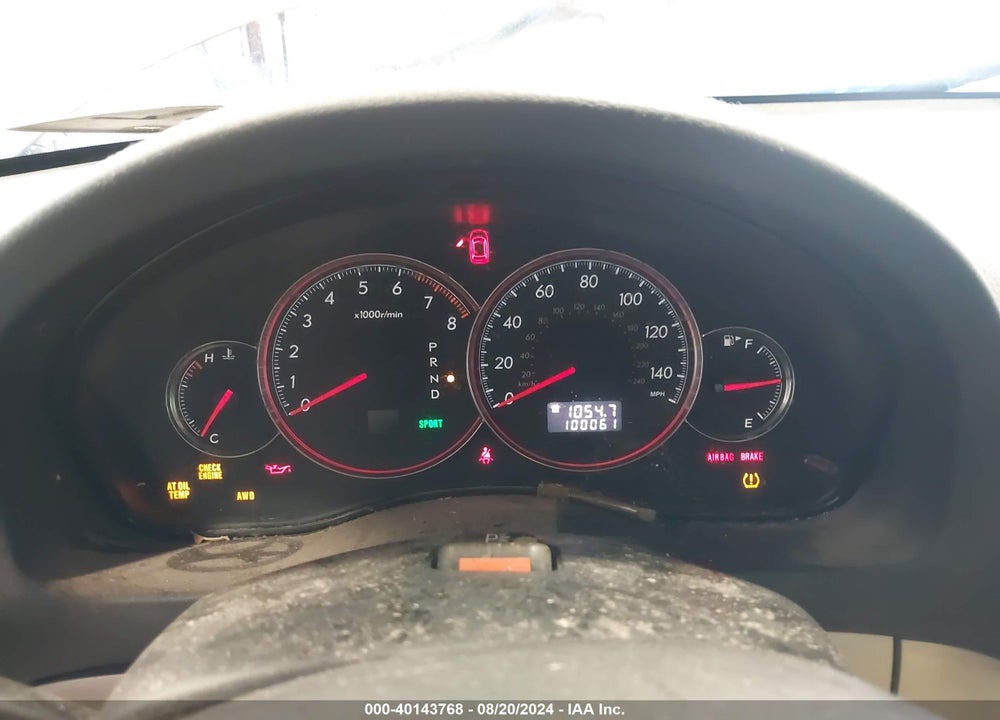 2008 SUBARU OUTBACK VIN: 4S4BP60C287347510